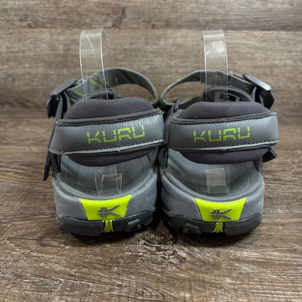 Kuru Current Sandals Men's 11 Slate Gray Green Sport Beach Water Walking Shoes